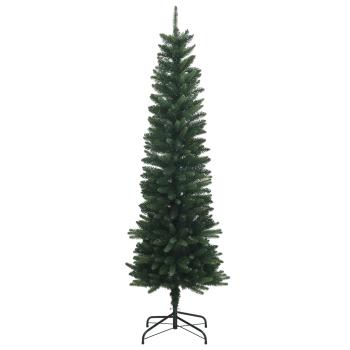 Künstlicher schmaler Weihnachtsbaum mit Weihnachtskugel 180 cm