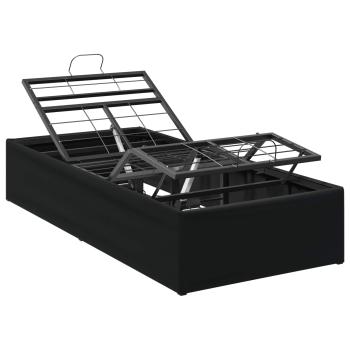 Elektrisch verstellbares Bettgestell Schwarz 190 x 90 x 33,5 cm