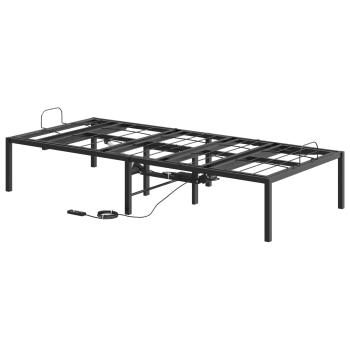 Elektrisch verstellbares Bettgestell Schwarz 200 x 70 x 33,5 cm