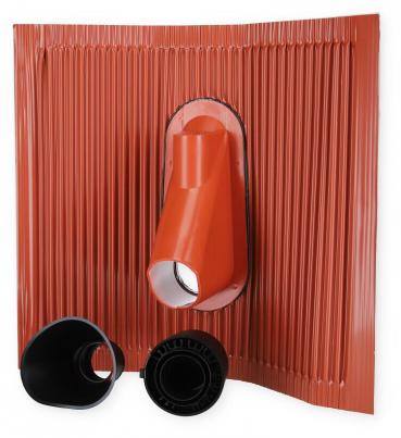 ARDEBO.de Kathrein ZTS41ro Dachsparrenhalter-Montage-Set, rot