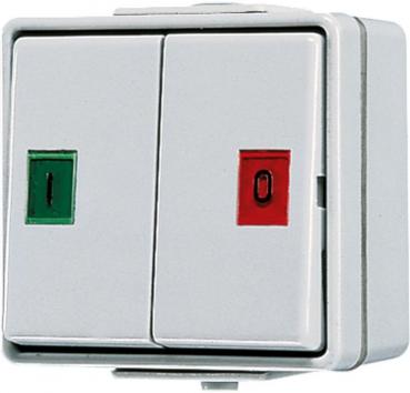 ARDEBO.de Doppel-Taster 10 AX 250 V, WG 600, Jung 639W