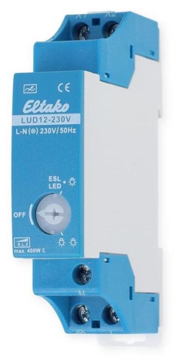 ARDEBO.de Eltako LUD12-230V Leistungszusatz für Universal-Dimmschalter und Dimmschalter für PWM-Ansteuerung, Power MOSFET bis 400W (21100805)