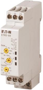 ARDEBO.de Eaton ETR2-69 Zeitrelais, 1 W, 0,05 s - 100 h, Multifunktion, 24-240 V AC 50/60 Hz, 24-48 V DC (262689)