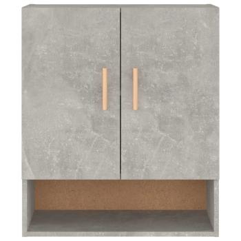 Wandschrank Betongrau 60x31x70 cm Holzwerkstoff