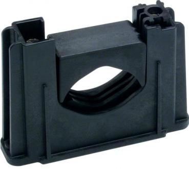 ARDEBO.de Hager FZ360 Kabelabfangschelle, univers, für Kabelanschlusskasten, bis 50mm Kabeldurchmesser, schwarz