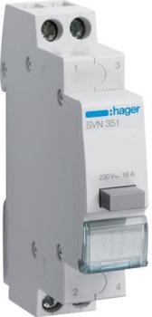 ARDEBO.de Hager SVN351 Taster 16A 1 Schließer + 1 Öffner 230V AC 1PLE