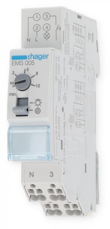 ARDEBO.de Hager EMS005 Treppenlichtzeitschalter Multifunktion