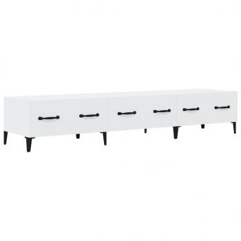 ARDEBO.de - TV-Schrank Weiß 150x34,5x30 cm Holzwerkstoff