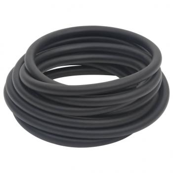 Hybrid-Luftschlauch Schwarz 0,6" 5 m Gummi und PVC