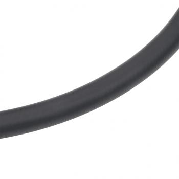 Hybrid-Luftschlauch Schwarz 0,6" 5 m Gummi und PVC