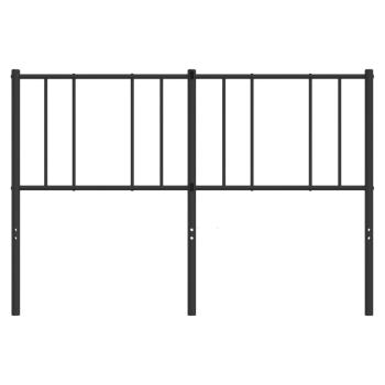 Kopfteil Metall Schwarz 160 cm