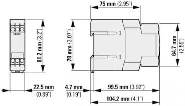 Eaton ETR4-51-A Zeitrelais, Stern-Dreieck, 50 ms, 1 W, 3-60 s, 24-240 V AC/DC (031884)