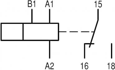 Eaton ETR2-12 Zeitrelais, 0,05 s - 100 h, 24-240 V AC 50/60 Hz, 24-48 V DC, 1 W, rückfallverzögert (262686)