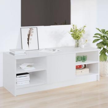 ARDEBO.de - TV-Schrank Hochglanz-Weiß 102x35x36,5 cm Holzwerkstoff