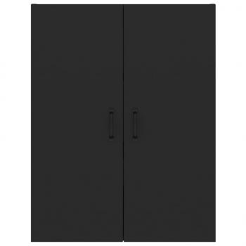 Hängeschrank Schwarz 69,5x34x90 cm Holzwerkstoff
