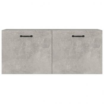 Wandschrank Betongrau 80x36,5x35 cm Holzwerkstoff
