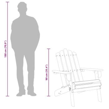 Adirondack-Gartenstühle 2 Stk. Massivholz Akazie