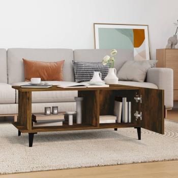 ARDEBO.de - Couchtisch Räuchereiche 90x50x40 cm Holzwerkstoff