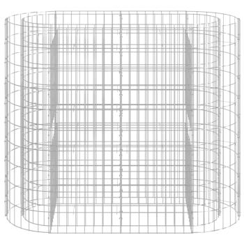Gabionen-Hochbeet Verzinktes Eisen 120x50x100 cm