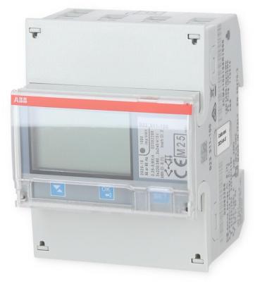 ABB B23 311-100 Drehstromzähler Silber, 3-Phasig, Direktanschluss, 65A, MID-geeicht (2CMA100168R1000)