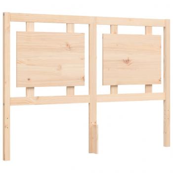Massivholzbett mit Kopfteil