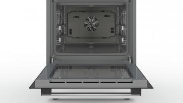 Bosch HKR39C220 Serie 4 EEK: A Elektro-Standherd, 60 cm breit, 66 L, Glaskeramik, 3D Heißluft, EcoClean Direct Plus, weiß