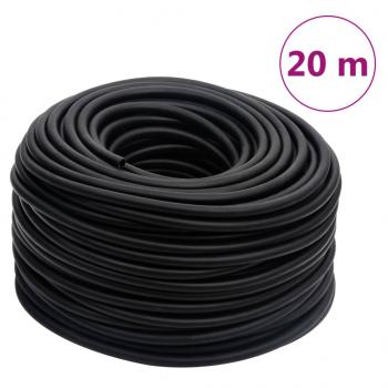ARDEBO.de - Hybrid-Luftschlauch Schwarz 0,6" 20 m Gummi und PVC