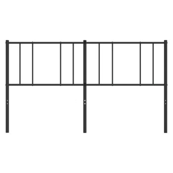 Kopfteil Metall Schwarz 193 cm