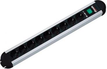 ARDEBO.de Bachmann 330.070 Primo Steckdosenleiste, mit Schalter, 3-fach, aluminium