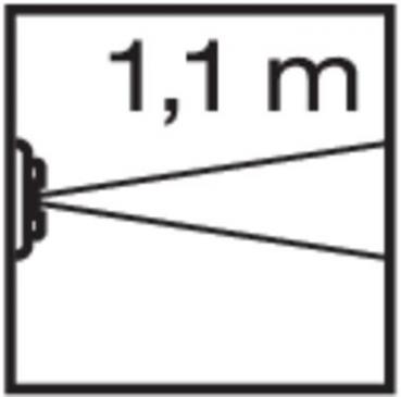 Berker 85341129 Bewegungsmelder, 1,1 m, Q.1/Q.3, polarweiß samt