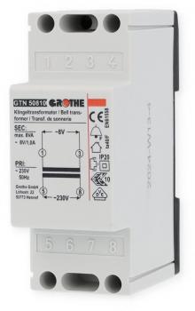 ARDEBO.de Grothe GT 50810 Klingeltransformator 8VAC (1,0A)