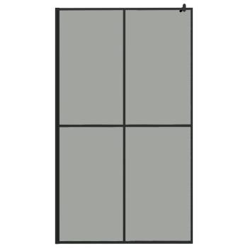 Duschwand für Walk-in Dusche 118x190 cm Dunkles Sicherheitsglas 