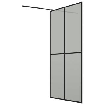 Duschwand für Walk-in Dusche 118x190 cm Dunkles Sicherheitsglas 