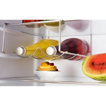Amica KGCR 387 100 L Retro Kühl-Gefrierkombination, 55 cm breit, 244 L, Automatische Abtauung, LED-Beleuchtung, Flaschengitter, hellblau