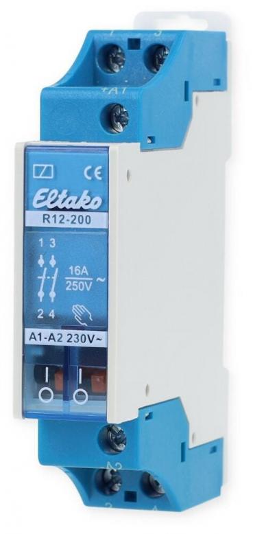 ARDEBO.de Eltako R12-200-230V Elektromechanische Schaltrelais, 2 Schließer, 16A, 230V (22200030)