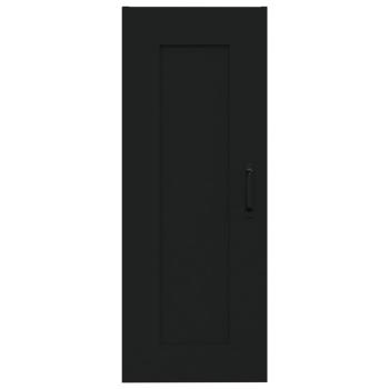 ARDEBO.de - Hängeschrank Schwarz 35x34x90 cm Holzwerkstoff