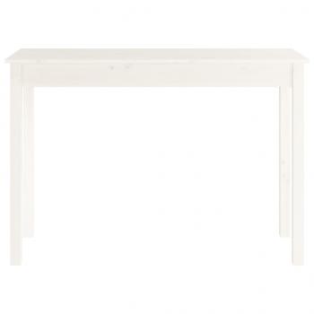Konsolentisch Weiß 110x40x75 cm Massivholz Kiefer