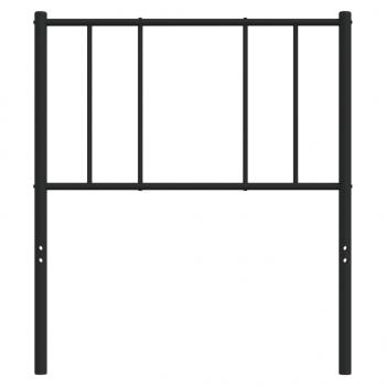 Kopfteil Metall Schwarz 75 cm