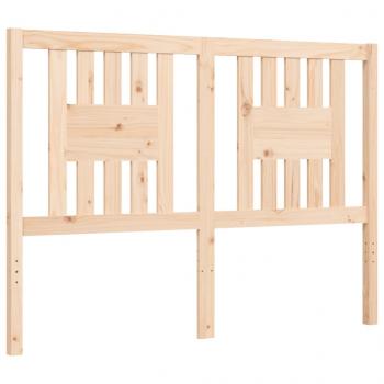 Massivholzbett mit Kopfteil