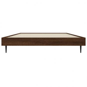 Bettgestell Braun Eichen-Optik 90x200 cm Holzwerkstoff