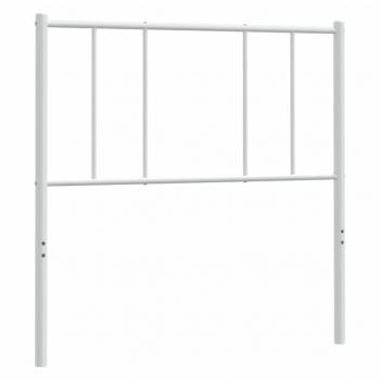 Kopfteil Metall Weiß 90 cm