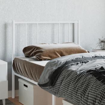 Kopfteil Metall Weiß 90 cm