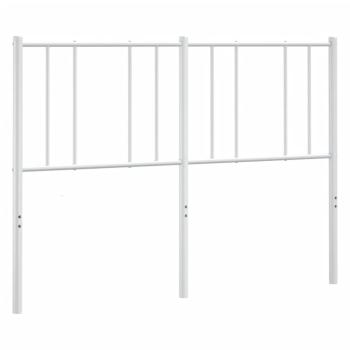 ARDEBO.de - Kopfteil Metall Weiß 150 cm