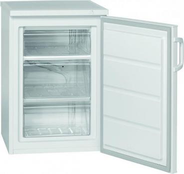 Bomann GS 2196.1 Stand Gefrierschrank, 56 cm breit, 85 L, 3 Gefrierschubladen, Stufenlose Temperaturregelung, weiß (721960)