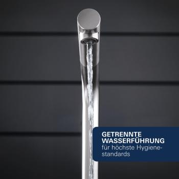 GROHE Blue Home Starter Kit, C-Auslauf, bis 150° schwenkbar, supersteel (31455DC1)