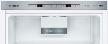 Bosch KGE36ALCA Serie 6 Stand Kühl-Gefrierkombination, 60 cm breit, 308 L, LowFrost, VitaFresh, LowFrost, Edelstahl-Optik
