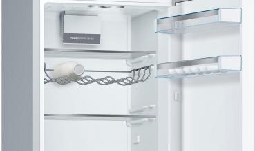 Bosch KGE36ALCA Serie 6 Stand Kühl-Gefrierkombination, 60 cm breit, 308 L, LowFrost, VitaFresh, LowFrost, Edelstahl-Optik