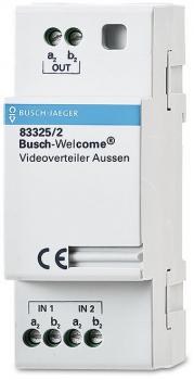 ARDEBO.de Busch-Jaeger 83325/2 Busch-Welcome® (2-Draht-System): Videoverteiler Außen (2CKA008300A0043)