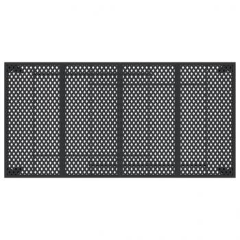 Gartentisch Anthrazit 200x100x72 cm Stahl