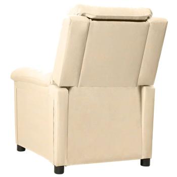Massagesessel Elektrisch Creme Stoff